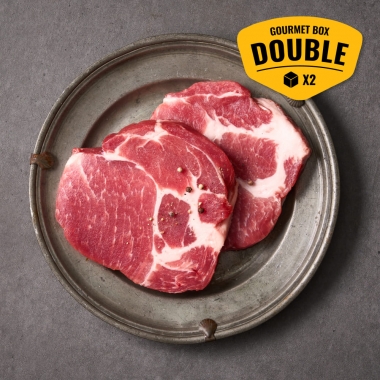 두툼목살더블팩(프리미엄두툼목살500g*2팩 +3종시즈닝*1세트)