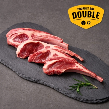 생갈비프렌치랙세트(생양갈비프렌치랙250g*4팩+3종시즈닝*1세트)
